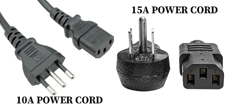 10a vs 15a power cord