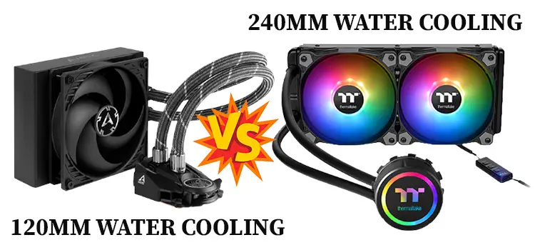 120mm vs 240mm Water Cooling