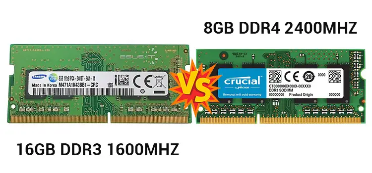 16GB ddr3 1600mhz vs 8GB ddr4 2400mhz | Comparison Between Them