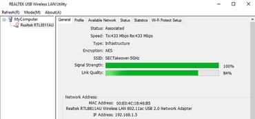 Realtek USB Wireless Utility | WiFi Network - Hardware