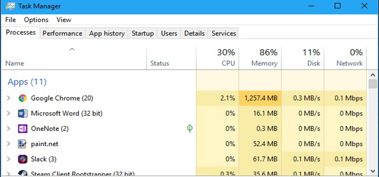 2 of Everything in Task Manager
