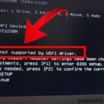 VGA Card Not Supported by UEFI Driver