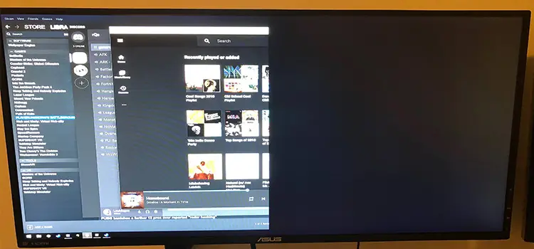 Why Half of Screen Is Black on My Monitor