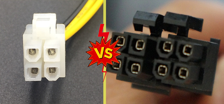 4 Pin vs 8 Pin CPU Connector