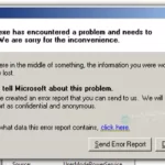 Error Crash Report Database Win CC469 Failed