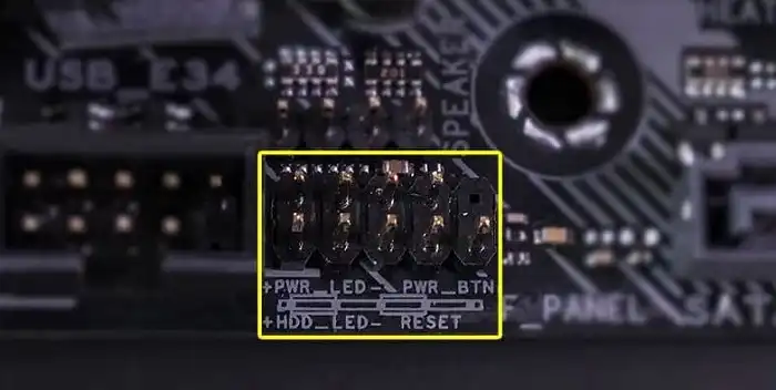 identify the correct layout of the F Panel pins