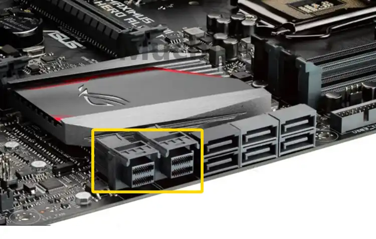 Enterprise-level SSDs that require a U.2 port and adapter to connect via PCIe lanes.